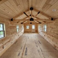 12x36 Log Cabin Interior5