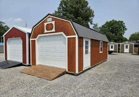 14x24 Lofted Garage1